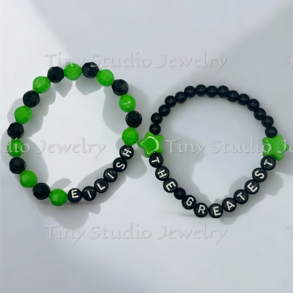 Billie Eilish - The Greatest Beaded Bracelet set